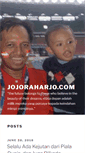 Mobile Screenshot of jojoraharjo.com